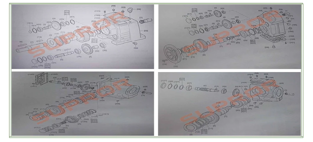 Speed Reducer F Series Parallel Shaft Helical Gearbox