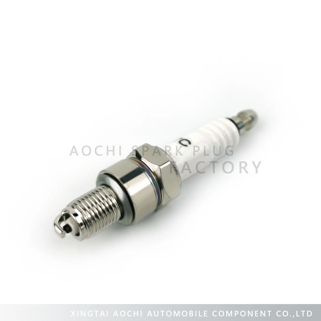 Good Bright Nickel Factory Motorcycle Spare Parts Spark Plug (A7TC)